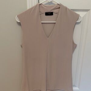 Tahari Neutral Beige V-Neck Sleeveless Camisole - SIZE SMALL!